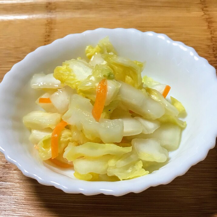 簡単 夕飯 ランチに 白菜のあっさり漬け レシピ 作り方 By ガンガラバ 楽天レシピ
